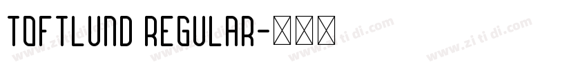 TOFTLUND Regular字体转换
